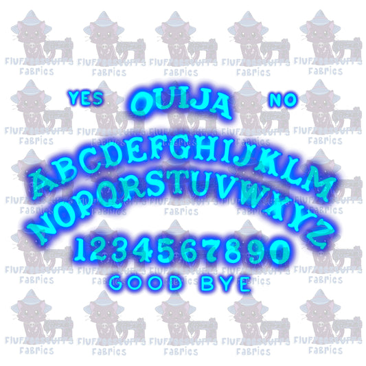 Panel Blue Ouija Hex