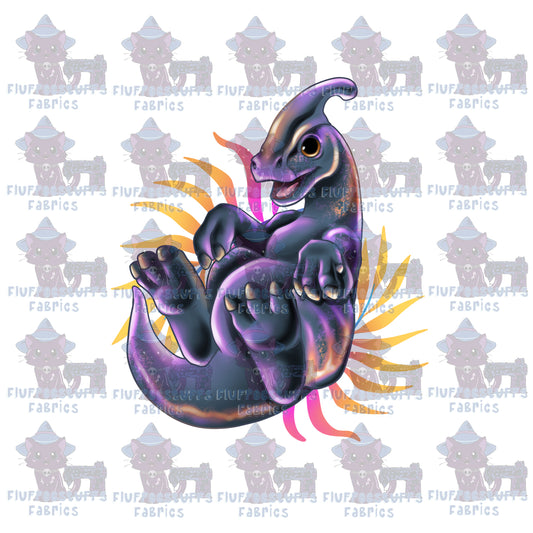 Panel Citrus Dinos Parasaur Prism Baby