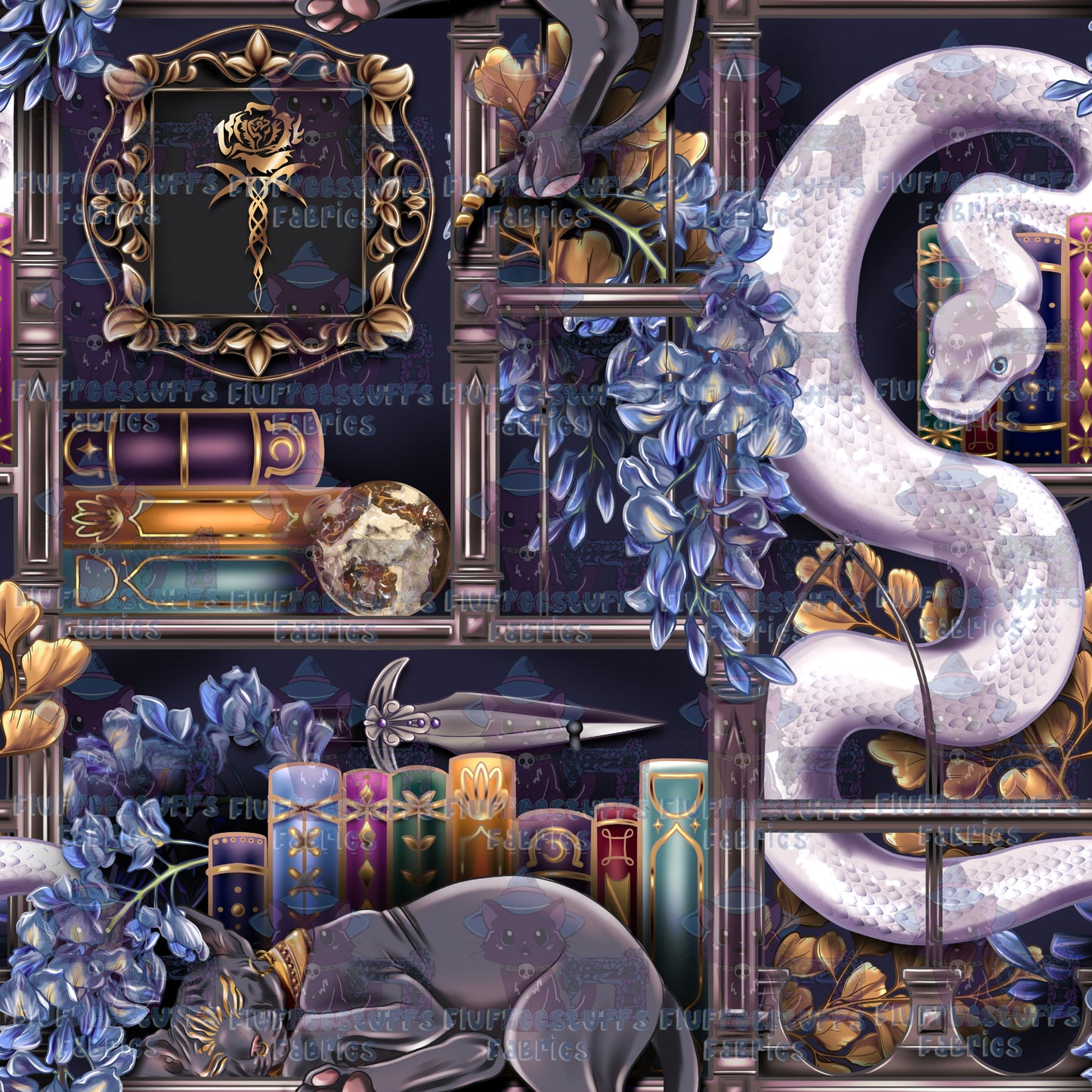 Panel Citrus Snake Bookshelf FSF Exclusive