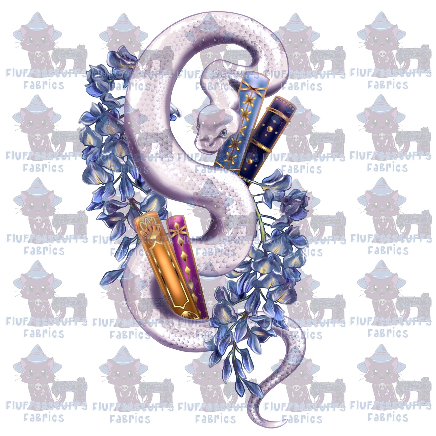 Panel Citrus Snake Bookshelf FSF Lucy