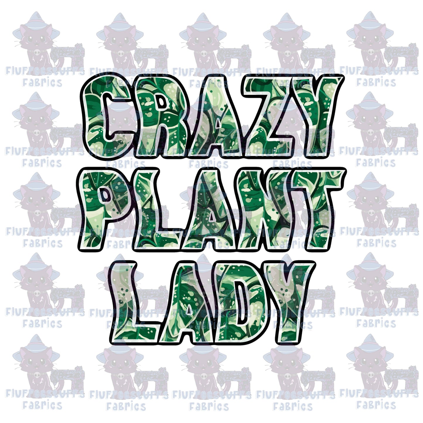 Panel Crazy Plant Lady