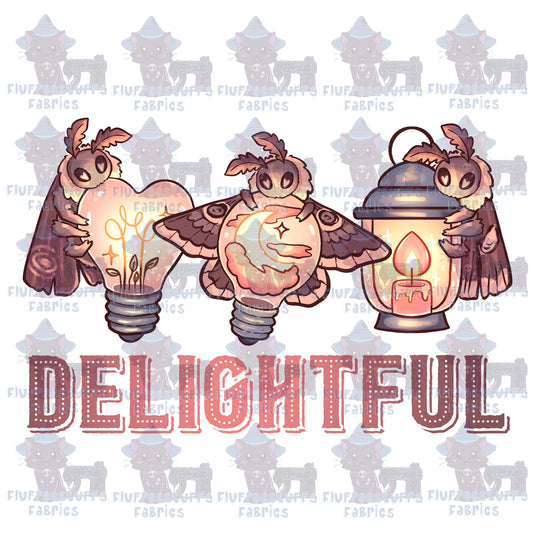 Panel Delightful Moths