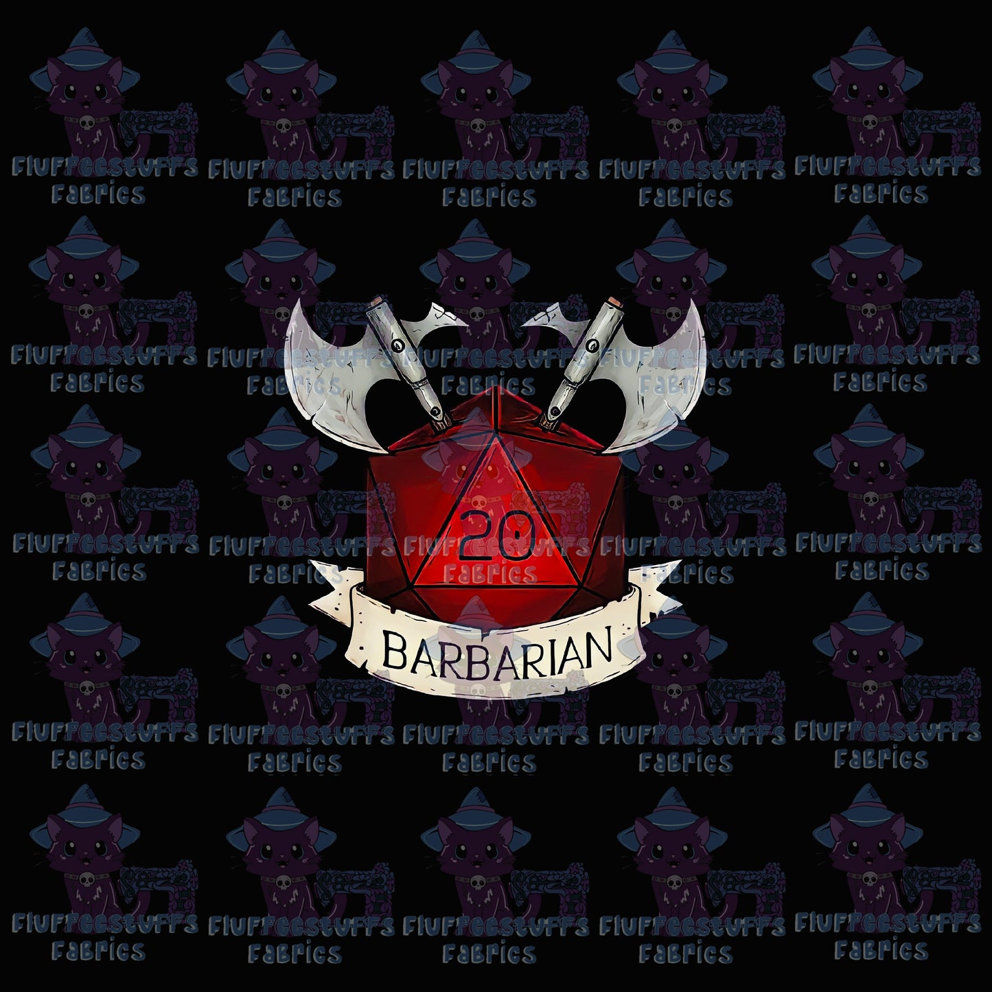 Panel DnD Barbarian Dice_