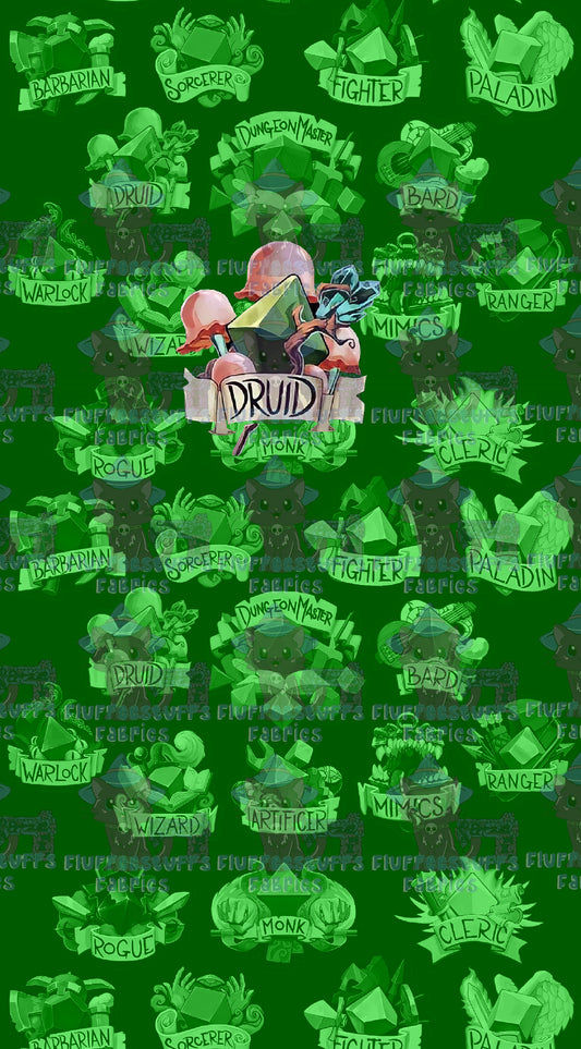 Panel DnD Druid Green
