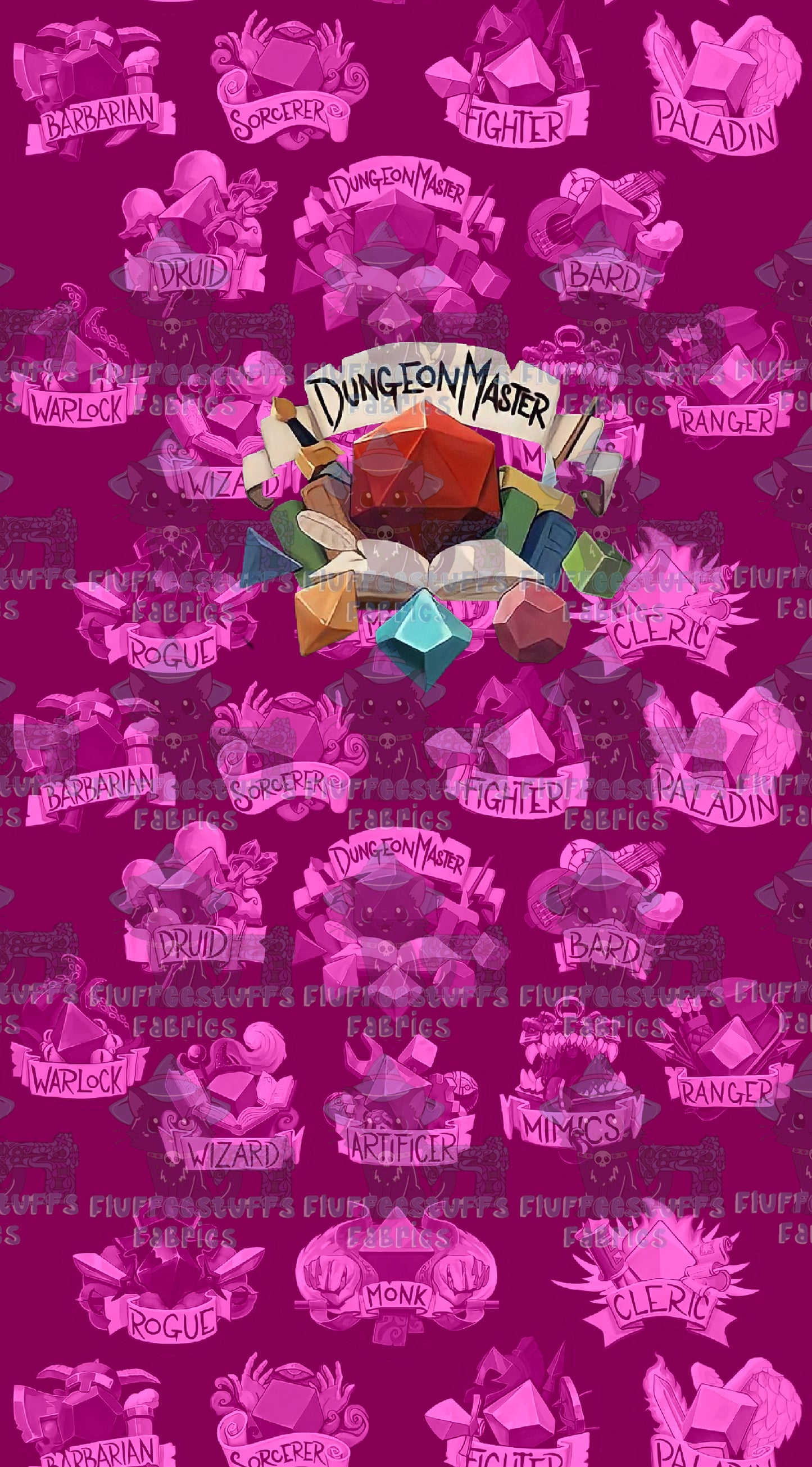 Panel DnD Dungeon Master Pink
