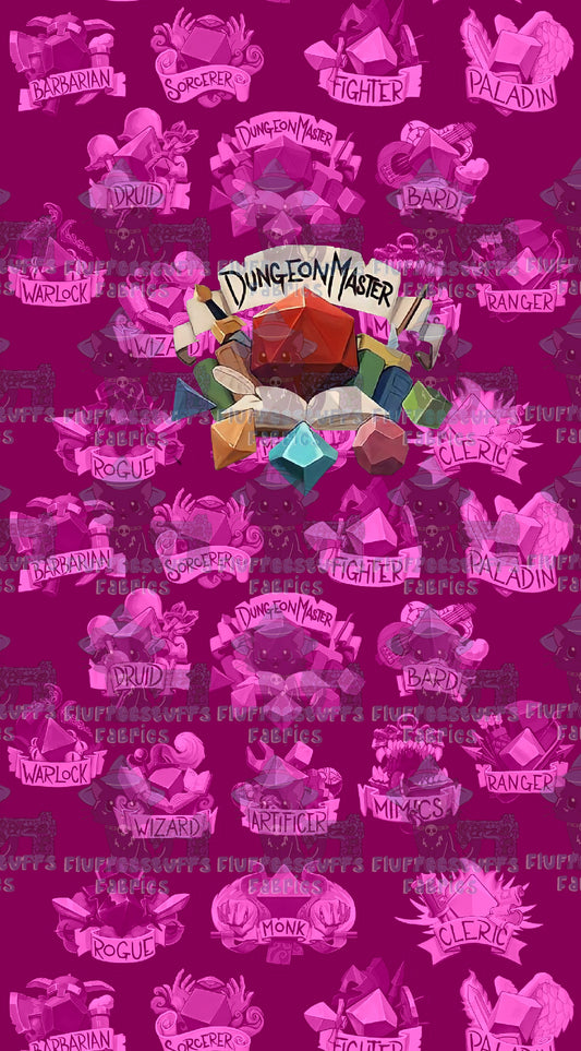 Panel DnD Dungeon Master Pink