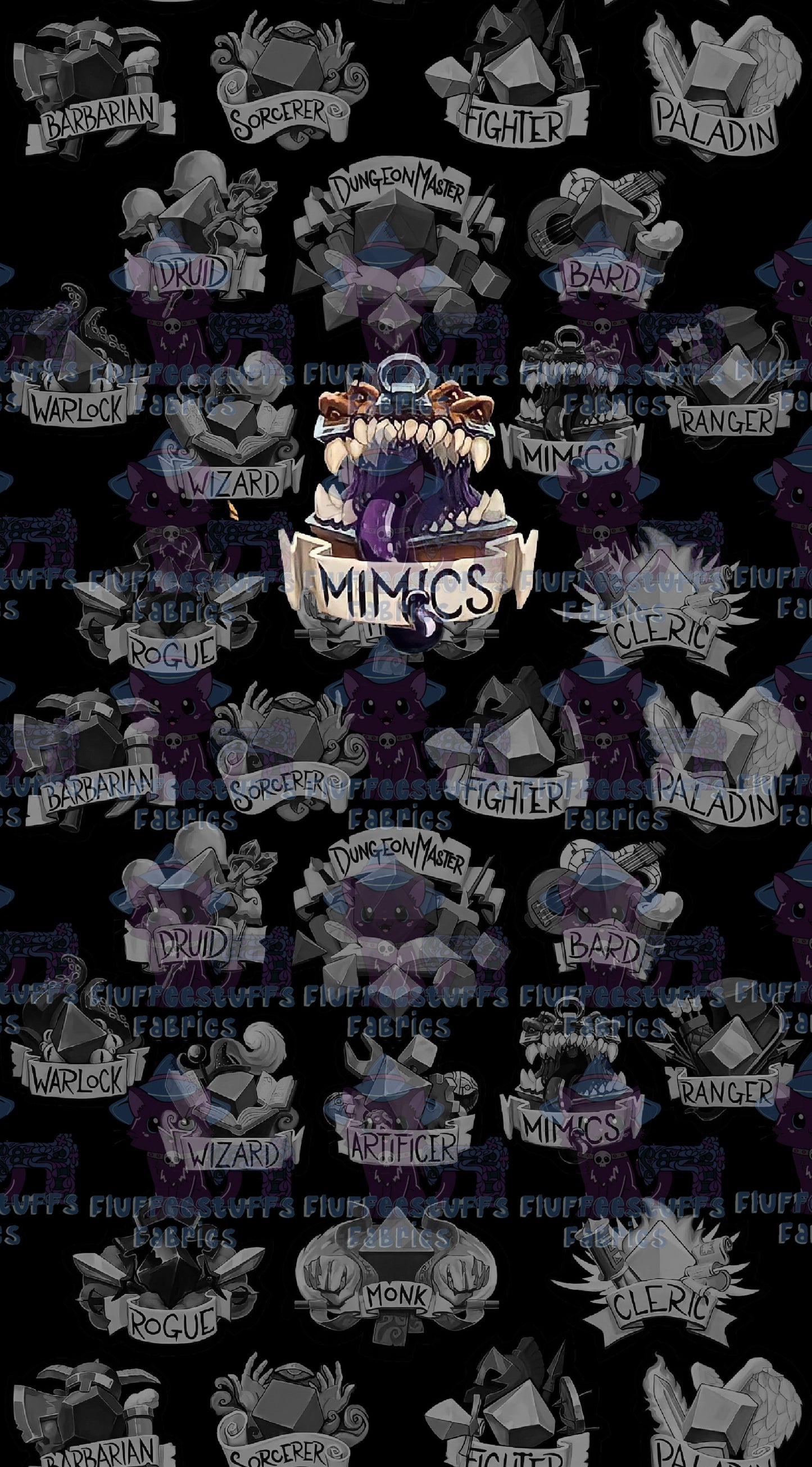 Panel DnD Mimic Black