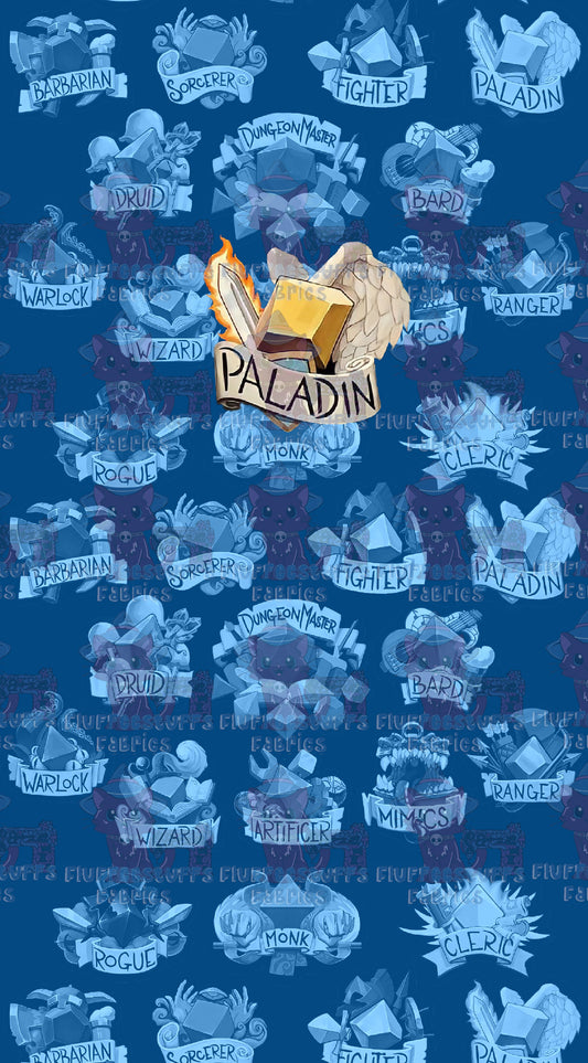 Panel DnD Paladin Blue