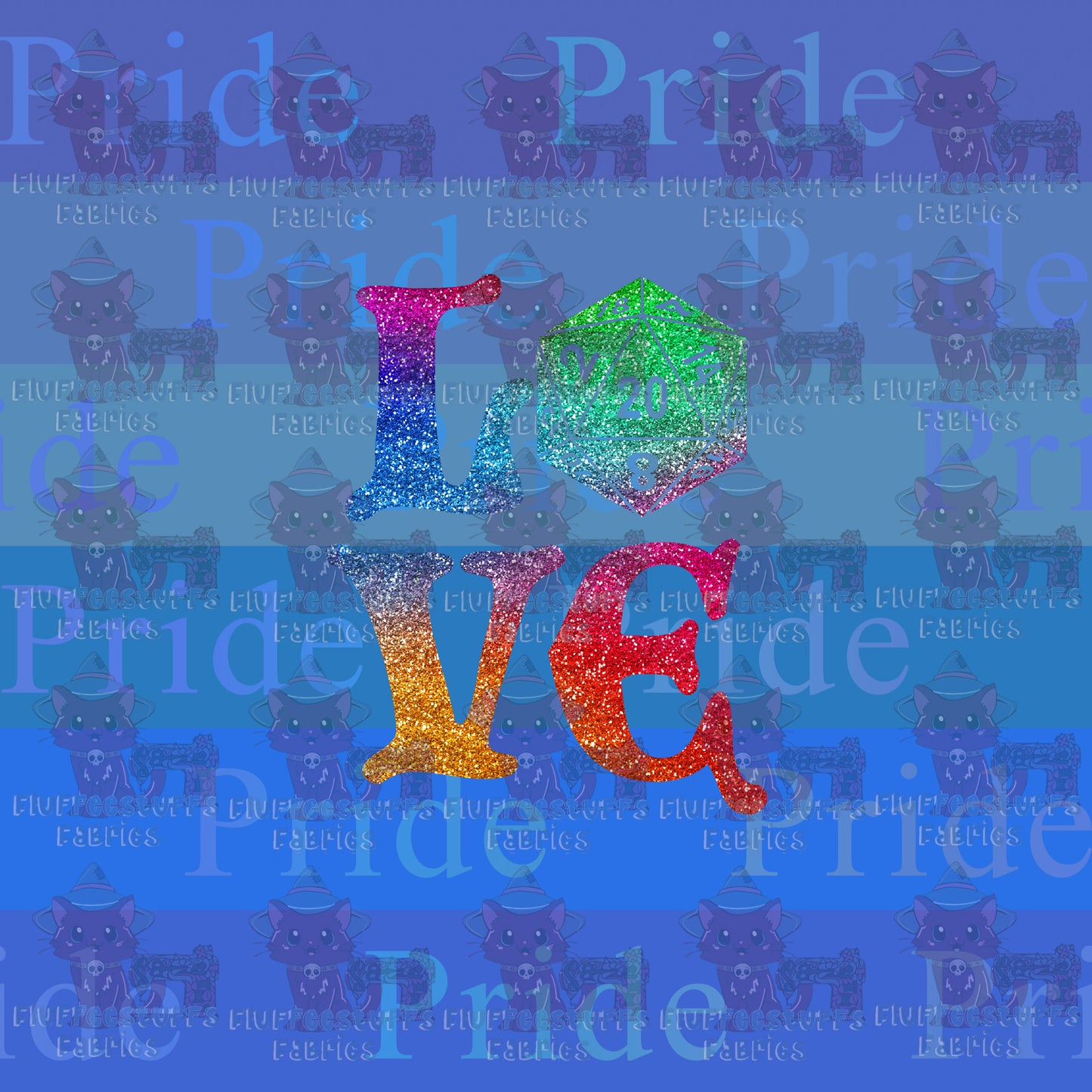 Panel DnD Pride Love Blue