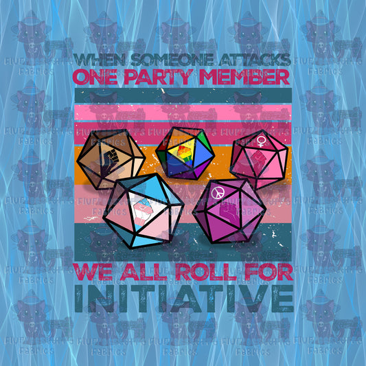 Panel DnD Pride Roll Together Ocean