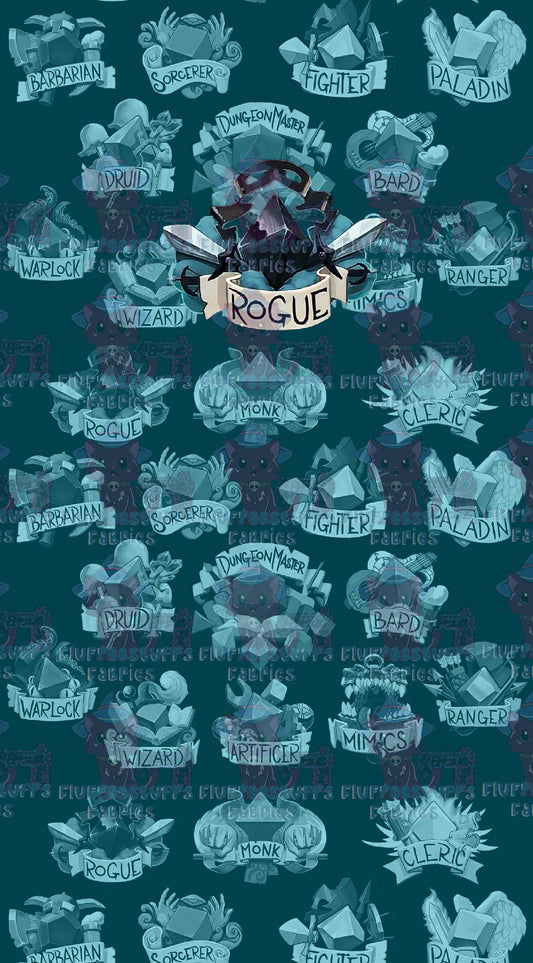 Panel DnD Rogue Blue
