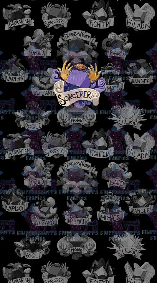 Panel DnD Sorcerer Black