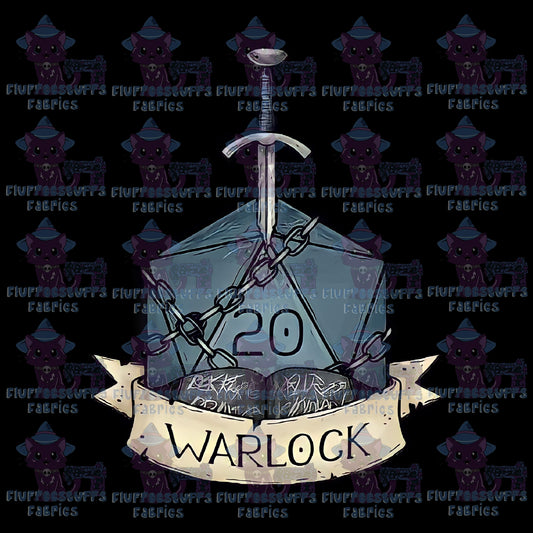 Panel DnD Warlock Black