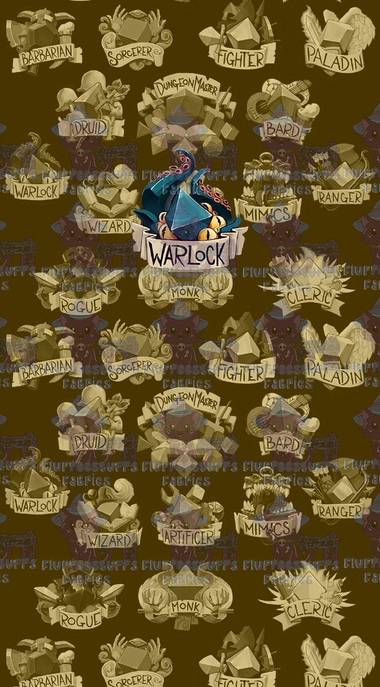 Panel DnD Warlock Bronze