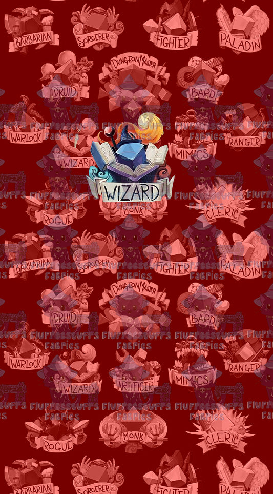 Panel DnD Wizard Red