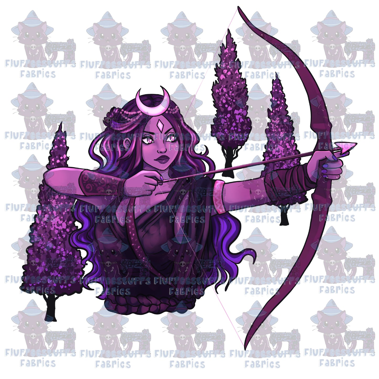 Panel Goddess Artemis_
