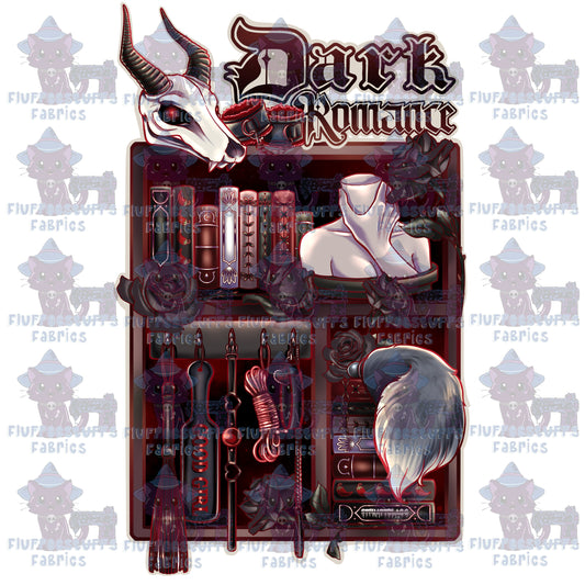Panel Library Shelves Dark Romance