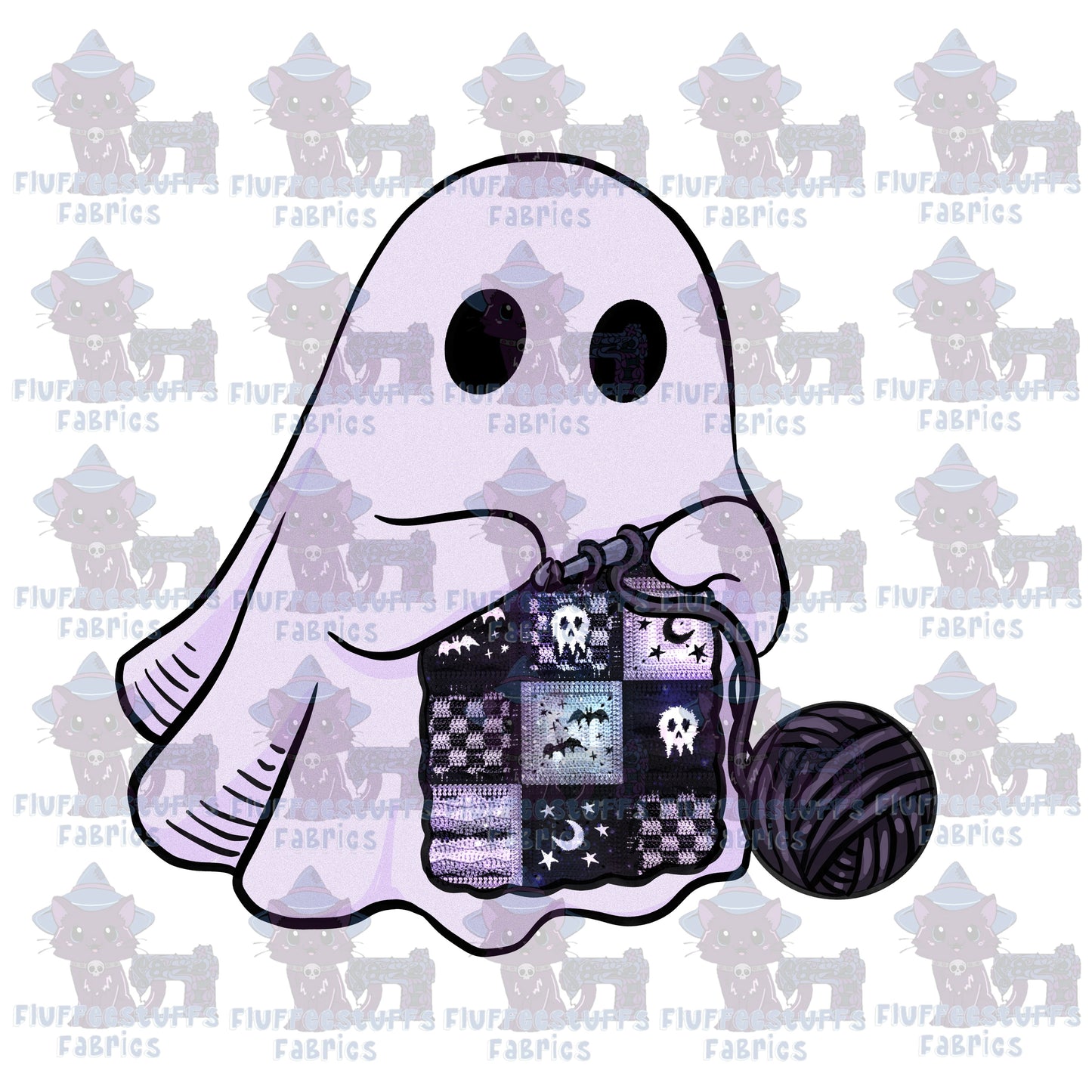 Panel Patchwork Ghost A