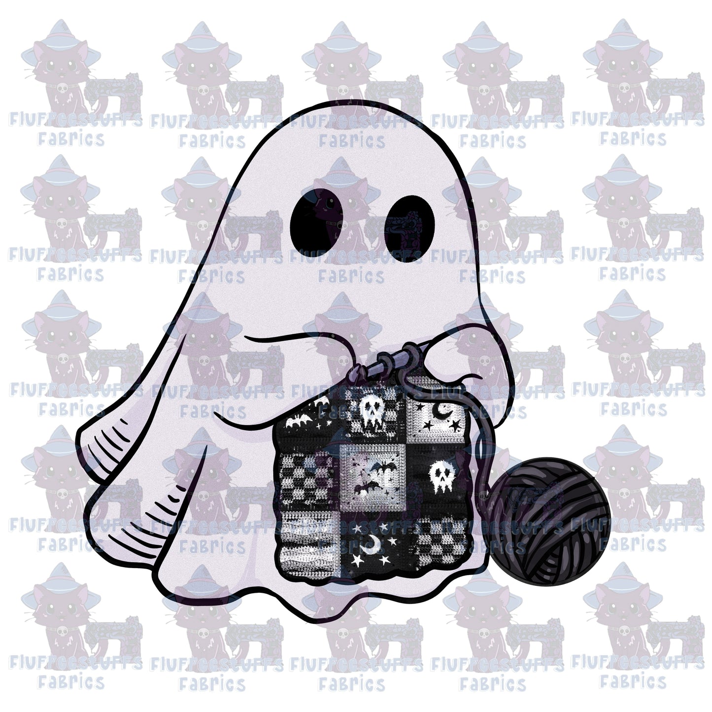 Panel Patchwork Ghost B