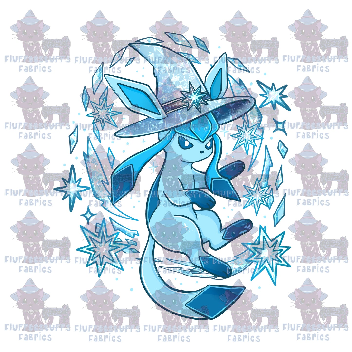 Panel Pocket Pals Witchy Fox Ice