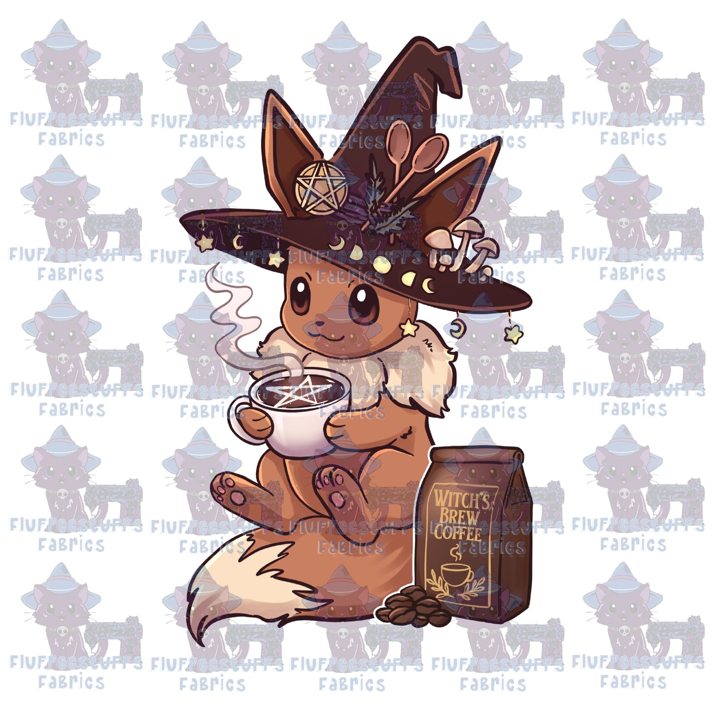 Panel Pocket Pals Witchy Fox Kitchen