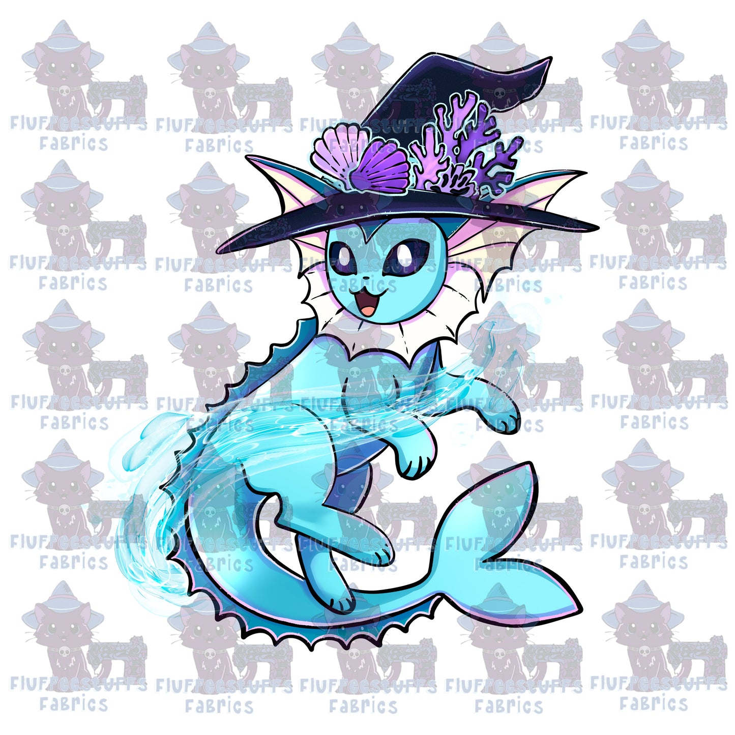 Panel Pocket Pals Witchy Fox Sea