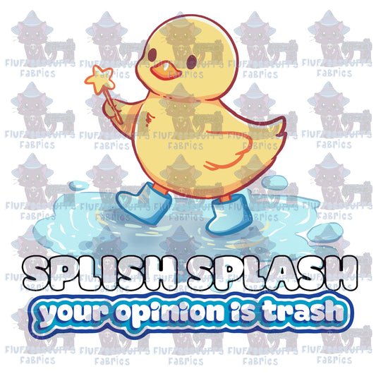Panel Rainy Duck Splish Splash