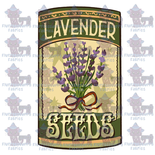 Panel Seed Packet Lavender