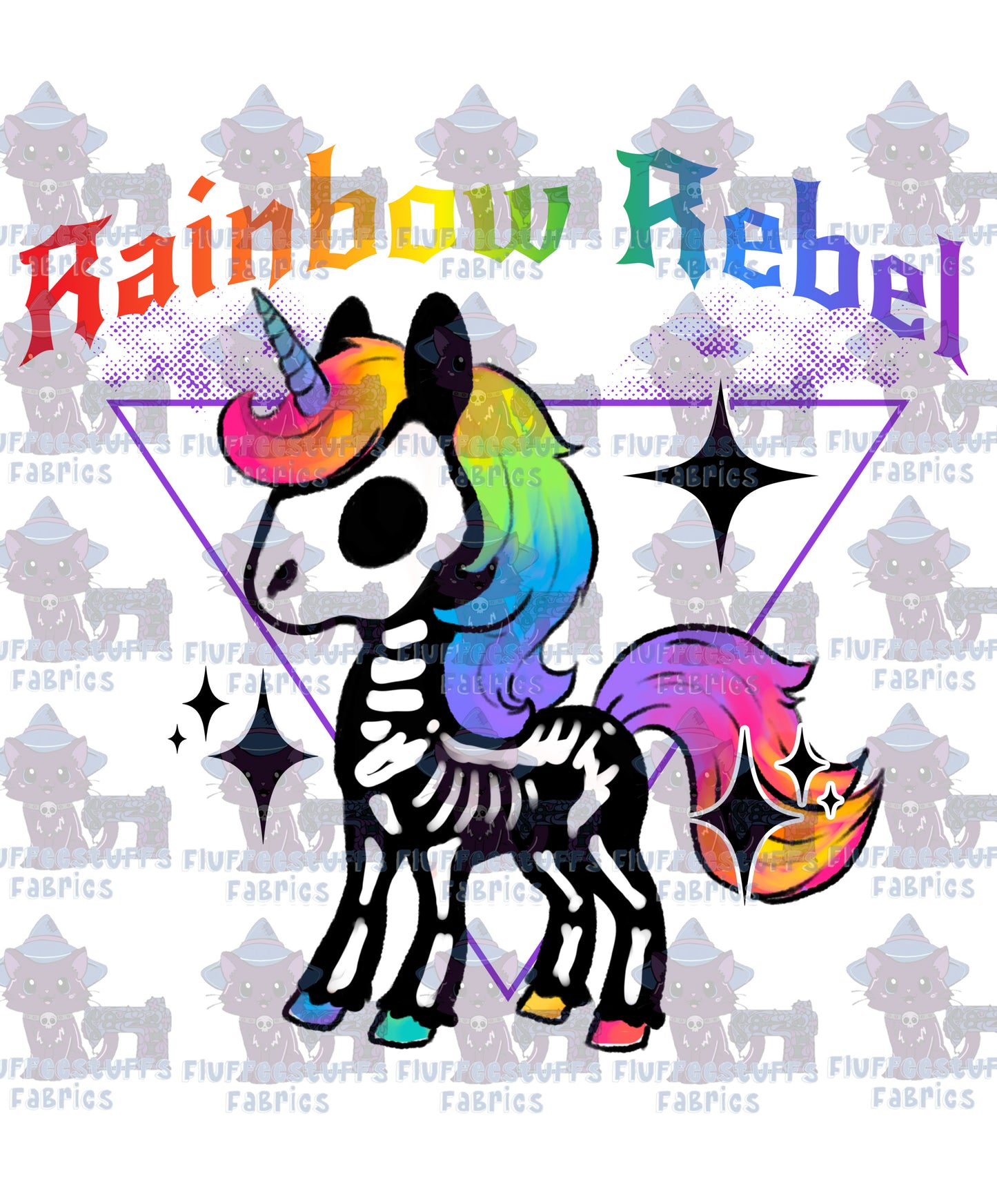 Panel Skelecorn Rainbow Rebel