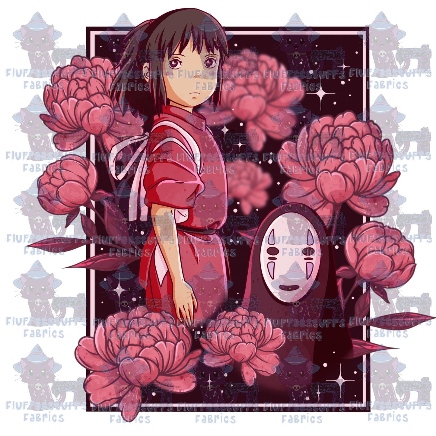 Panel Studio Friends No Face Girl Pink