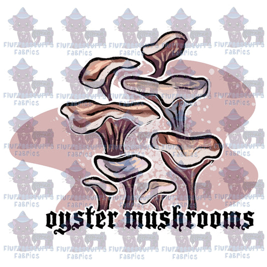 Panel Vintage Mushroom Oyster