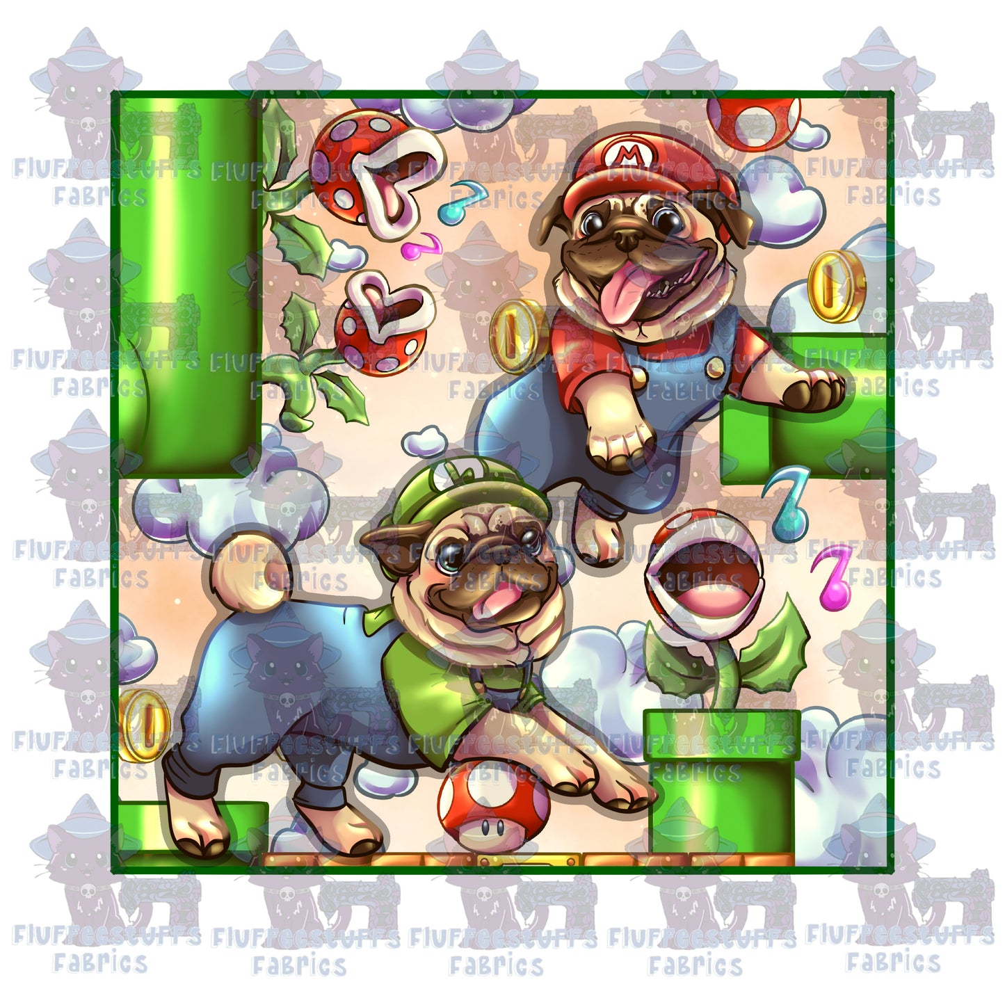 Panel_ Plumber Pugs Peach