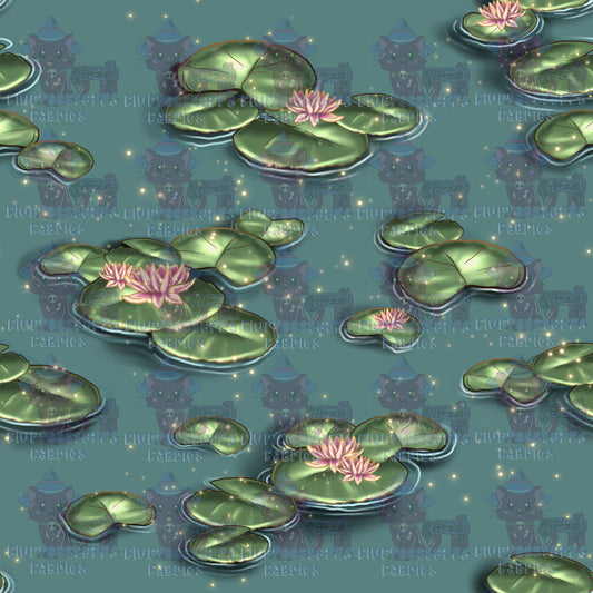 Pawsitive Dragons Koi and Lily Pads Coord