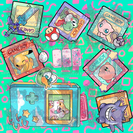 Pocket Pal Kawaii Game Cartridges