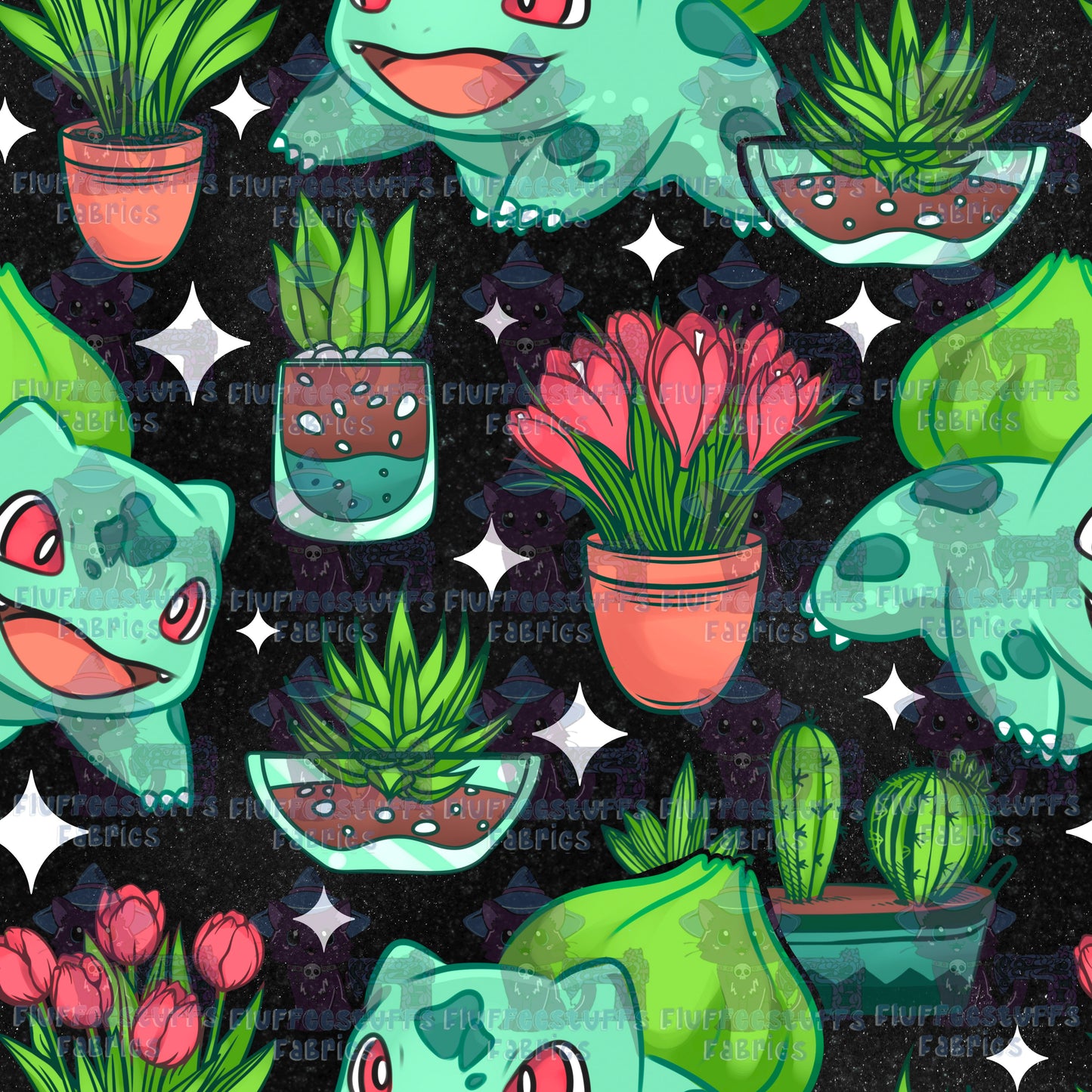 Pocket Pals Happy Plant Boy Black