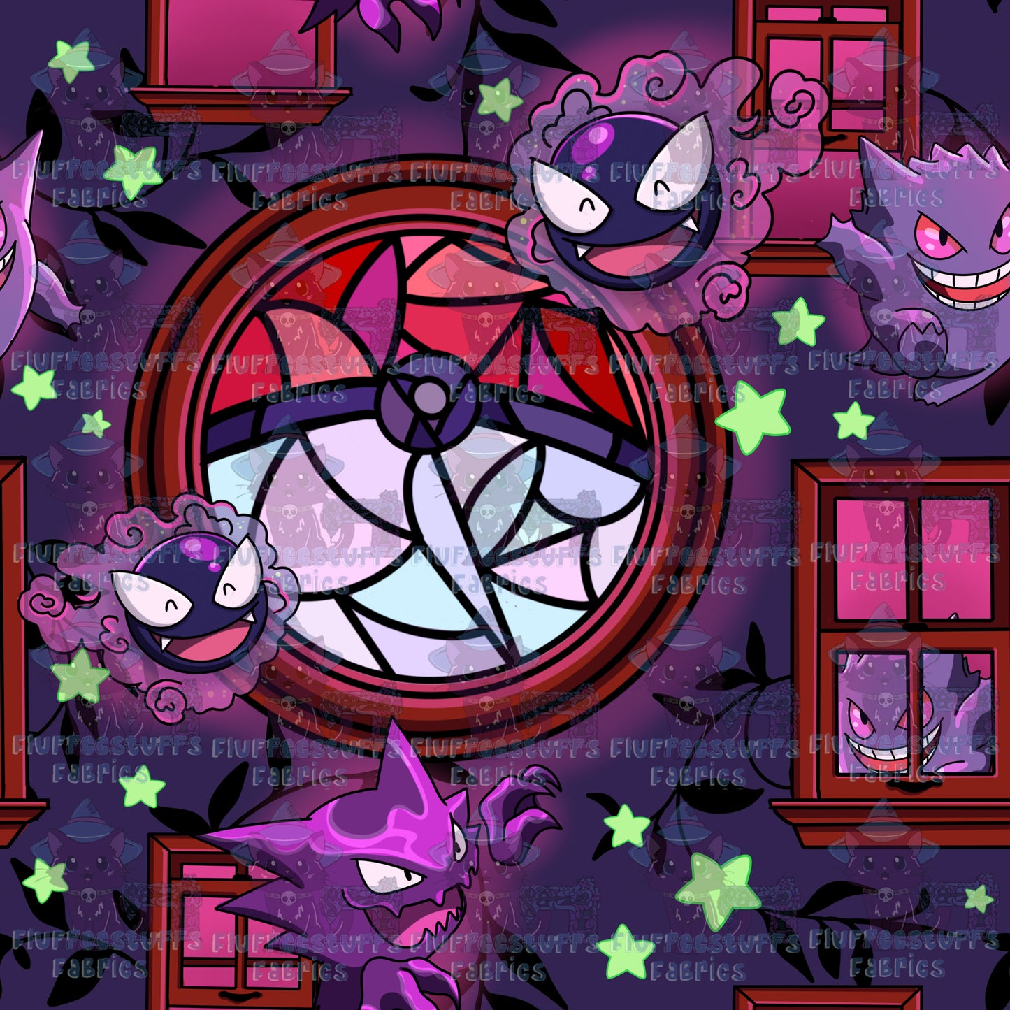 Pocket Pals Haunted Stained Glass