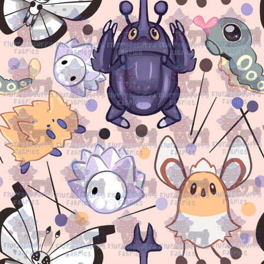 Pocket Pals Pins and Bugs Pink