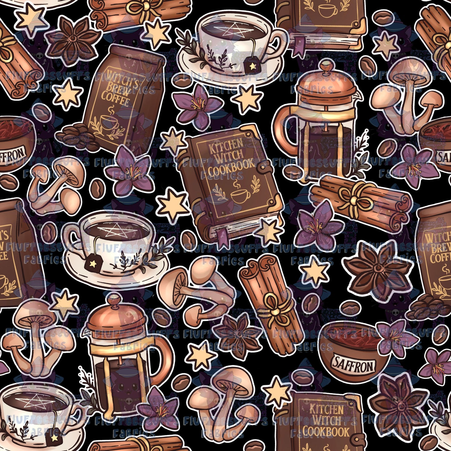 Pocket Pals Witchy Fox Kitchen Coord C