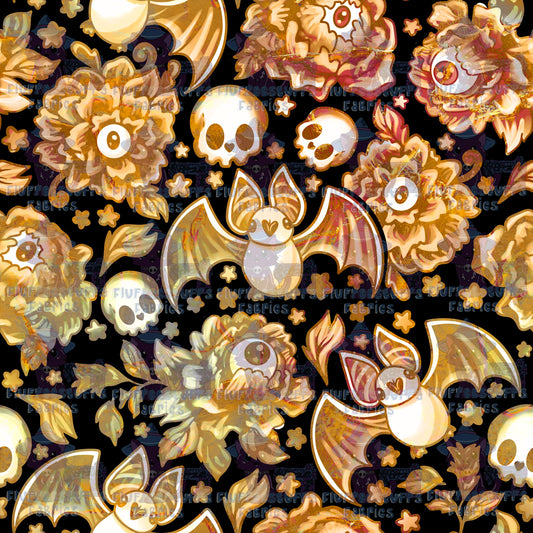 Porcelain Bats SCUFFED Golden Glass