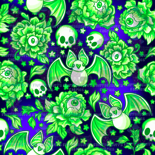 Porcelain Bats Uranium Green