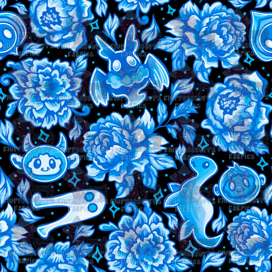 Porcelain Cryptid Dark Blue