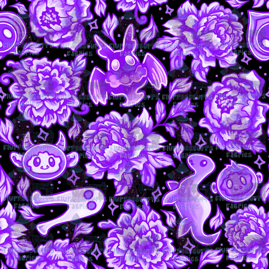 Porcelain Cryptid Dark Purples