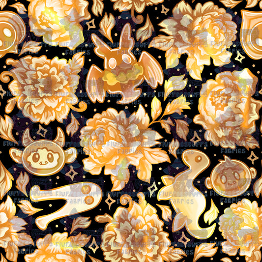 Porcelain Cryptid Golden Glass