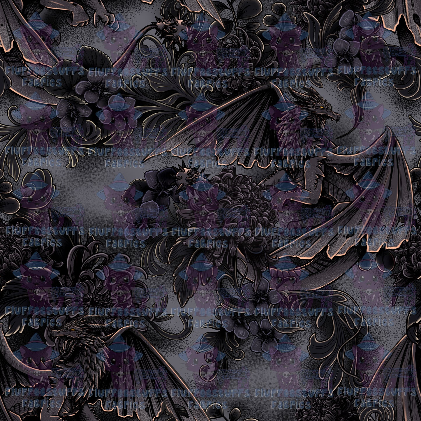 Porcelain Dragons Black Morning Star_
