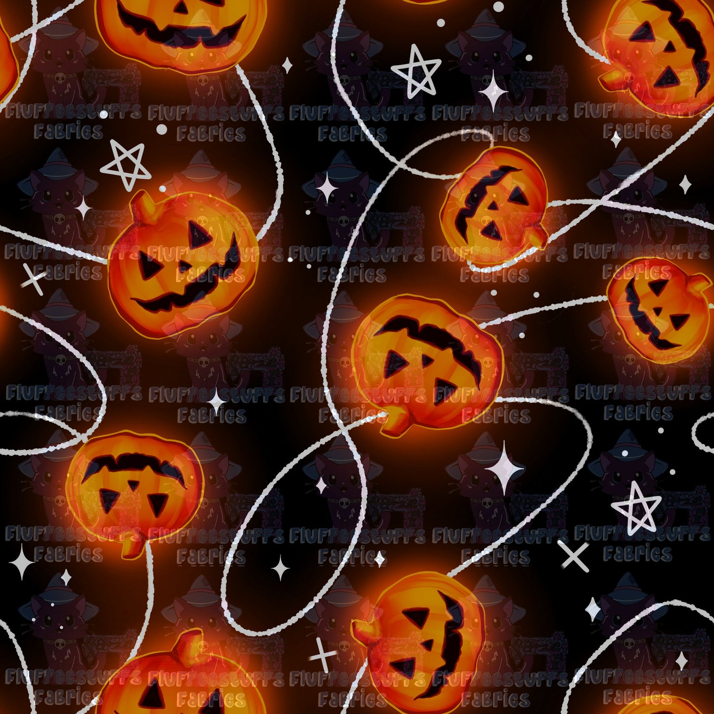 String Lights Pumpkins