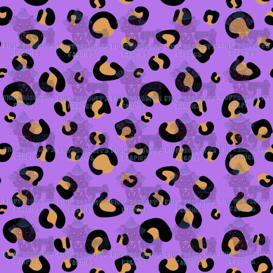 Purple Leopard Print