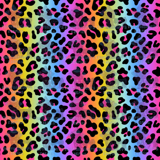 Rainbow Leopard Print