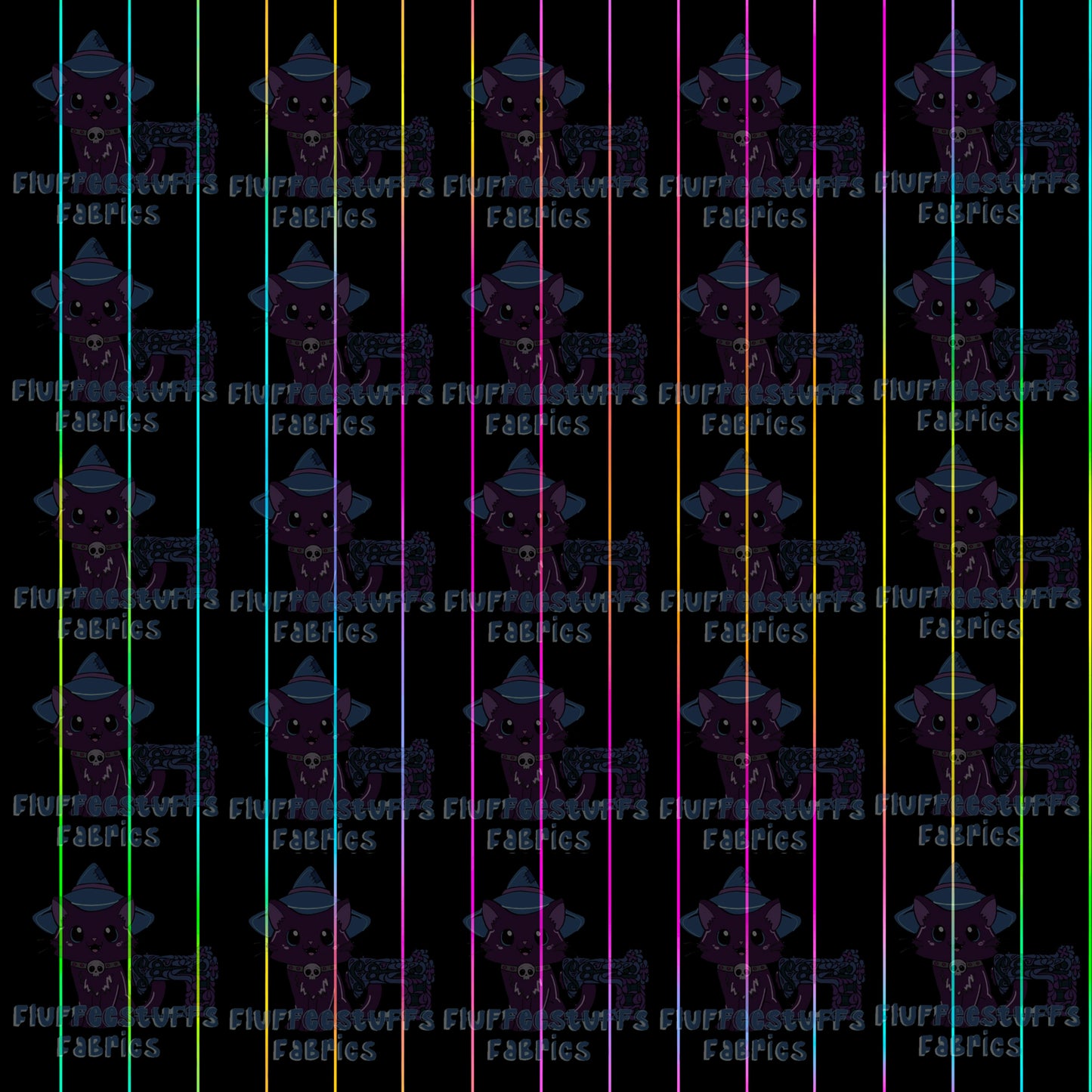 Rainbow Pinstripe Hex