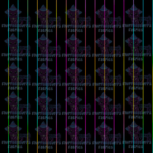 Rainbow Pinstripe Hex