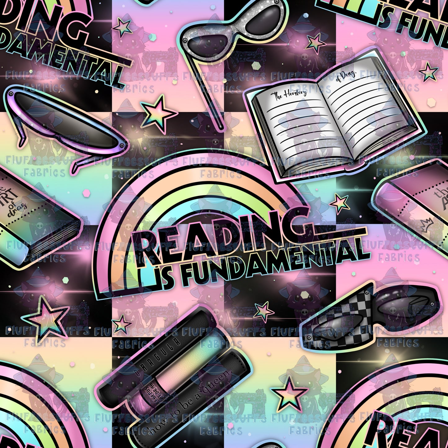Reading is FUNdamental Rainbow Checker